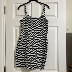 Black and white dress